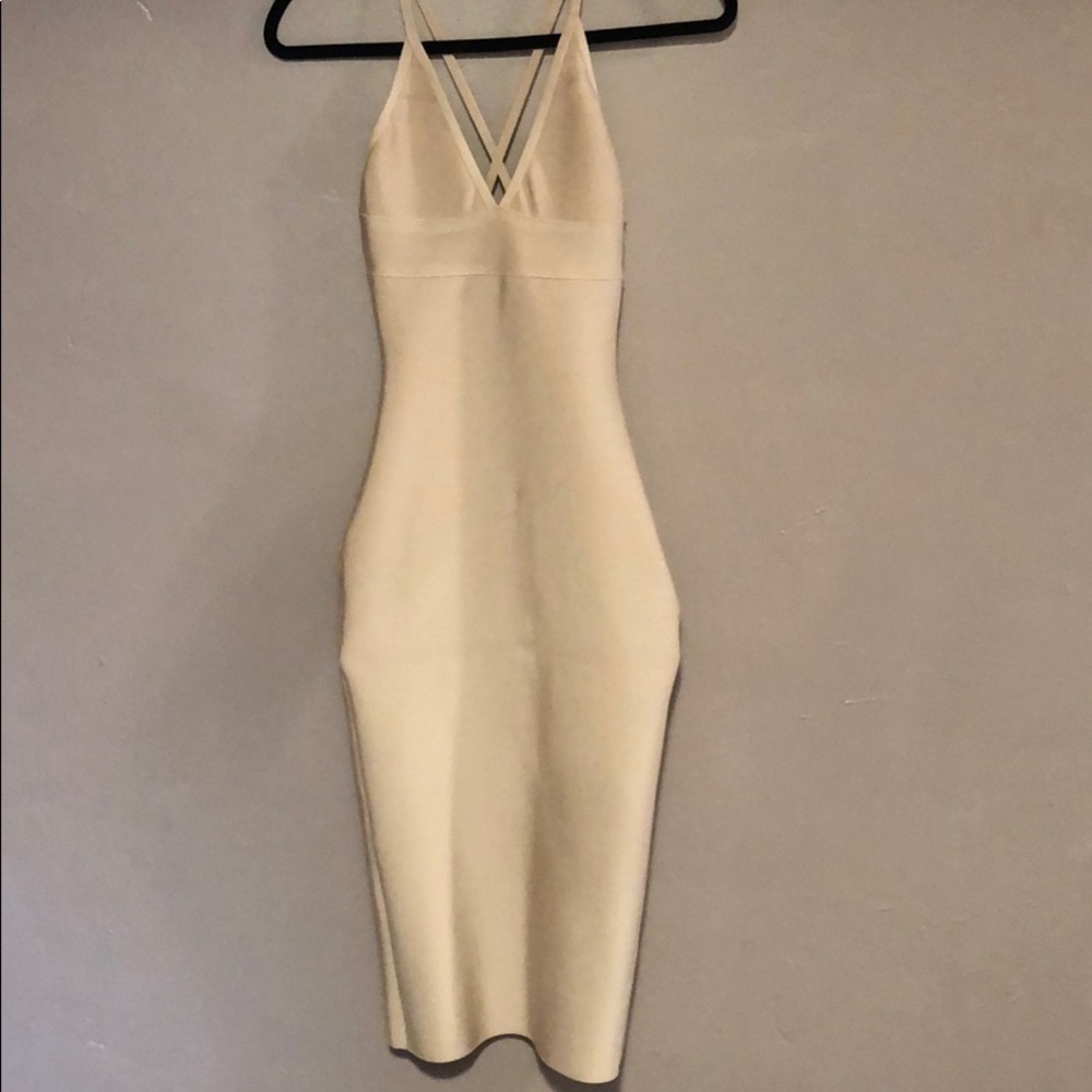 Cream Bondage Dress
